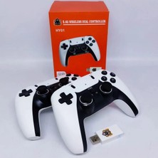 Tastech HY01 2.4g Wireless Dual Controller Kablosuz USB Oyun Kolu 2 Adet 64GB Hafıza Kartı Oyun Yüklü