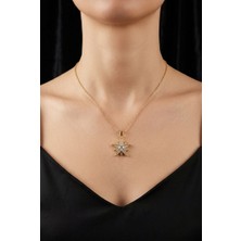 Mia Donna Jewelry Mia Donna Kutup Yıldızı Çelik Kolye