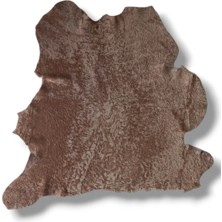 Ottoman Pouffe Hakiki Koyun Derisi Özel Ipek Serisi 70X90CM, Ipeksi Yumuşaklık ve Parlaklık, Dana Deri Posteki