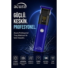 Acura Ac-77 Titanyum Seramik Bıçaklı Profesyonel Sakal Ense Tıraş Makinesi