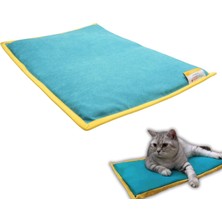 AyrStore Pawdaz Serin (60X40CM) - 4 Mevsim Kedi/köpek Matı, Sıcak Veya Soğuk Kullanılabilen Minder Yatak