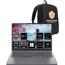 Lenovo Ideapad Slim 3 Ryzen 5 150 40GB Ram 512GB SSD 16" Fhd+ WIN11 Home 83K80086TRP330 Notebook + Per4 Çanta