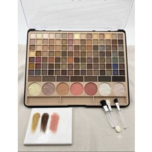 Floraglow 119 Renk Profesyonel Makyaj Paleti | Far, Allık, Highlighter ve Bronzer Çok Amaçlı Kozmetik Seti