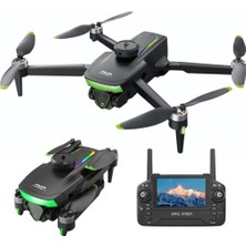 Zenviaa Fırçasız Motorlu Katlanabilir Kamera Drone 480P Çift Kamera, Wifi Fpv, 360° Engel Algı