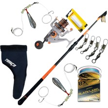 BAUER Confıanza 420CM 100-450GR Tele Surf+Alcaraz Makine 8+1 Bb 9000 Surf Set