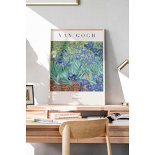 512 Store Van Gogh Çerçevesiz Poster Duvar Tablosu 21 x 30 Yeşil, PSTR-0024