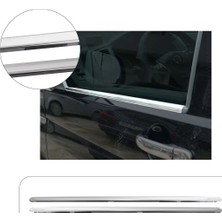 Servet Dizayn Oto Volkswagen Transporter T6 Uyumlu 2015-2023 Krom Cam Çıtası 2 Parça Paslanmaz Çelik