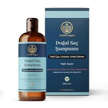 Yeşil Çay Lavanta Ardıç Katranı Özlü Yağlı Saçlar Için Besleyici ve Onarıcı Şampuan 500 ml