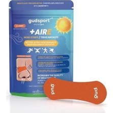 Gudsport Burun Şeritleri – Gudslip® – Spor Yaparken Nefes Almanızı Iyileştirir, Daha Iyi Hava Sirkülasyonu ve Teri Dışarı Atan Destek Turuncu