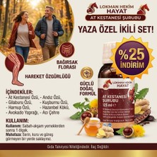 2 x 125 ml At Kestanesi Karışık Bitkisel Şurup Lokman Hekim
