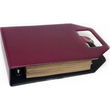 Çıtırtılı Sesler 45'lik Plak Klasörü 7" (Bordo)