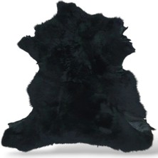 Ottoman Pouffe Hakiki Gerçek Koyun Derisi ''özel Ipek Serisi'' Post Halı 75X77CM