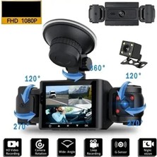 Zenviaa 4’lü Araç Kamerası Seti – Ekranlı, Hd Kayıt, 64GB Destekli, Gece Görüşlü Zenvia