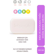 LET'SCRUB Doğal Bebek Sabunu Avokado ve Shea Yağlı 100 gr