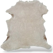 Ottoman Pouffe Hakiki Gerçek Koyun Derisi ''özel Ipek Serisi'' Şahane Post Halı 86X86CM