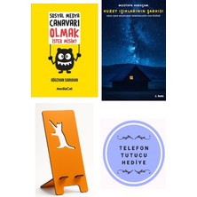 Mediacat Yayınları Sosyal Medya Canavarı Olmak Ister Misin? - Oğuzhan Saruhan + Kuzey Işıklarının Şarkısı + Telefon Tutucu