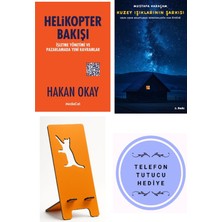Mediacat Yayınları Helikopter Bakışı - Hakan Okay + Kuzey Işıklarının Şarkısı + Telefon Tutucu