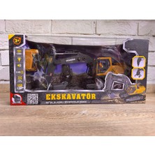 Magicway 3'ü 1 Arada Metal Kepçeli Uzaktan Kumandalı Profesyonel Rc Ekskavatör - Değiştirilebilir Başlıklı (Pençe & Matkap Dahil)