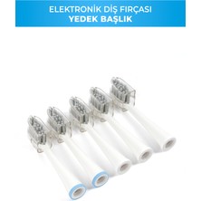 Einsteel Şarj Edilebilir Elektirikli Diş Fırçası Yedek Başlık 5 'li Set