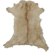 Ottoman Pouffe Hakiki Oğlak Derisi Gerçek Deri Post 52X56CM, Posteki Ev Dekorasyon Fikirleri