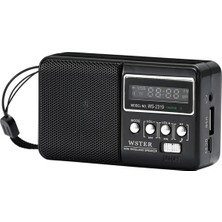 Tastech Mini Fm Radyo Şarjlı Bluetooth Speaker Sd Kart USB Girişli Kablosuz Hoparlör Deprem Radyosu