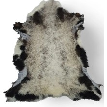 Ottoman Pouffe Art Deco Hakiki Deri Koyun Postu 63X70CM (097) Dana Inek Posteki Interior Design