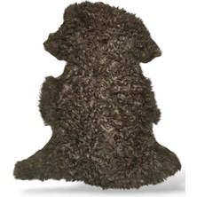 Ottoman Pouffe Hakiki Gerçek Deri Kıvırcık Tüylü Tigrado Koyun Postu 61X73CM, Video No: 45