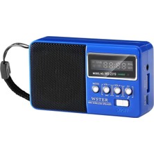 Tastech Mini Fm Radyo Şarjlı Bluetooth Speaker Sd Kart USB Girişli Kablosuz Hoparlör Deprem Radyosu
