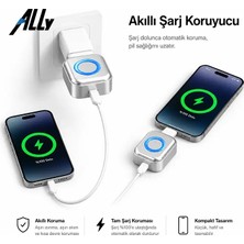 Nevamel® Ally Hypercharge 140W Aı Akıllı Şarj Kesici Adaptör – Şarj Dolunca Otomatik Kapanan Batarya KORUYUCU-(5775)