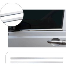 Servet Dizayn Oto Mercedes Vito W639 Uyumlu 2003-2014 Krom Cam Çıtası 2 Parça Paslanmaz Çelik