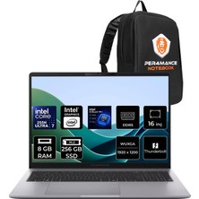 Asus Expertbook P3 G1 Core Ultra 7 255H 8gb Ram 256GB SSD 16" Fhd+ Freedos P3606U716512G1DP301 Notebook + Per4 Çanta
