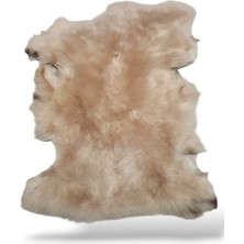 Ottoman Pouffe Hakiki Koyun Derisi Özel Ipek Serisi 60X85CM, Ipeksi Yumuşaklık ve Parlaklık, Dana Deri Posteki