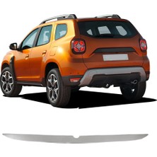 Servet Dizayn Oto Dacia Duster Uyumlu 2018-2024 Krom Arka Cam Alt Çıtası Paslanmaz Çelik