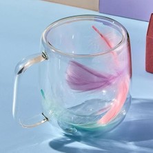 Double Feather Çift Cidarlı Kupa 250 ml