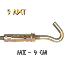 Made Açık Kancalı Çelik Dübel M8 - 5 Adet