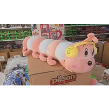 BNG STR Oyuncak Peluş Pembe Tırtıl Uyku Arkadaşım 60 cm Pelüş