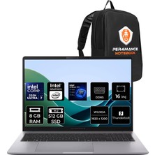 Asus Expertbook P3 G1 Core Ultra 7 255H 8gb Ram 512GB SSD 16" Fhd+ Freedos P3606U716512G1DP302 Notebook + Per4 Çanta