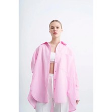 Rouge Basic Perry Ovesize Cepli Gömlek