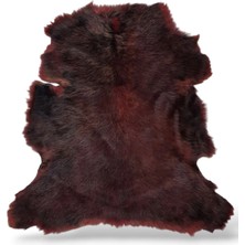 Ottoman Pouffe Art Deco Hakiki Deri Koyun Postu 60X64CM (023) Dana Inek Post Posteki Interior Design