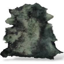 Ottoman Pouffe Art Deco Hakiki Gerçek Deri Koyun Postu Toskana 66X69CM (01) Luxury Home Decor