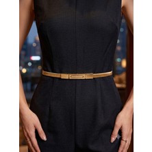 Biju Yılmaz 26KMR01 Aura Slim Gold Vıp Kemer