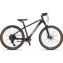 Mosso Black Edıtıon-27 Cues Erkek Dağ Bisikleti 406H Hd 27.5 Jant 11 Vites Mat Siyah Chrome