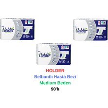 Holder - Belbantlı Hasta Bezi Medium Beden 90'lı