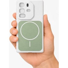 Nanospace Infinix Note 50 Pro Kılıf M-Safe Şarj Özellikli Meta Kapak Kılıf