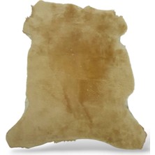 Ottoman Pouffe Hakiki Koyun Derisi Özel Ipek Serisi 72X97CM, Ipeksi Yumuşaklık ve Parlaklık, Dana Deri Posteki
