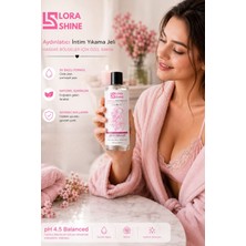 Lorashine 5'i 1 Arada Aydınlatıcı Intim Yıkama Jeli 100 ml Kötü Koku ve Kararma Karşıtı Niacinamide B5