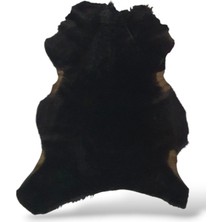 Ottoman Pouffe Hakiki Koyun Derisi Ipek Serisi Antrasit 57X74CM, Ipeksi Yumuşaklık Parlaklık, Dana Deri Posteki