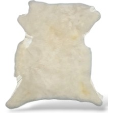 Ottoman Pouffe Hakiki Koyun Derisi Özel Ipek Serisi 52X69CM, Ipeksi Yumuşaklık ve Parlaklık, Dana Deri Posteki