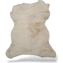 Ottoman Pouffe Hakiki Koyun Derisi Özel Ipek Serisi 44X63CM, Ipeksi Yumuşaklık ve Parlaklık, Dana Deri Posteki