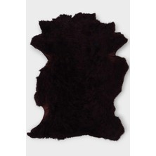 Ottoman Pouffe Hakiki Gerçek Deri Özel Seri Renkli Yumuşacık Koyun Postu 47X69CM, Posteki Dana Inek Post Ev Dekor